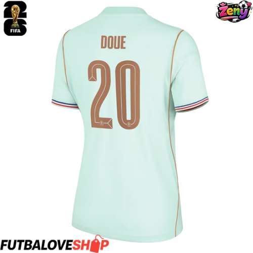 Dres Francúzsko Desire Doue #20 Preč pre Ženy MS 2026 Krátky Rukáv